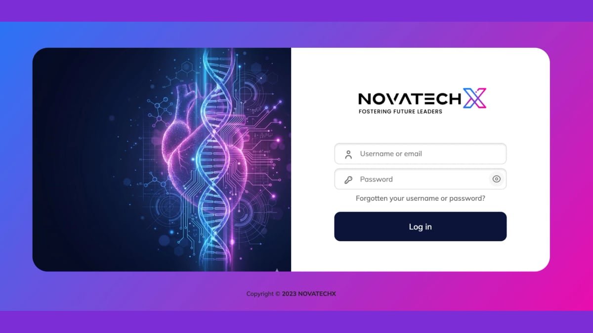 NovaTechX learning platform